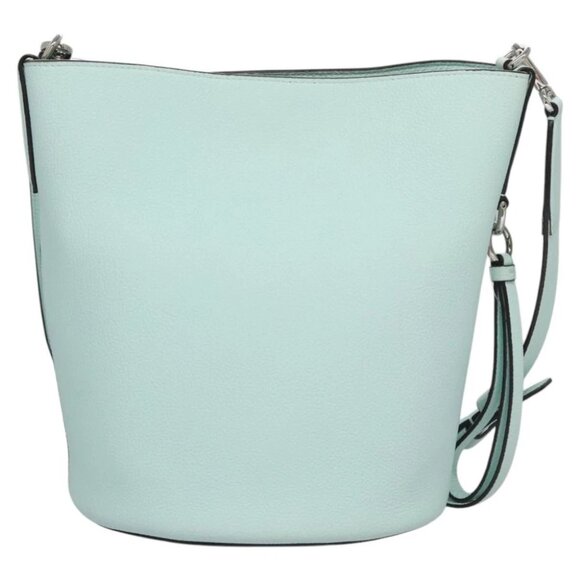 Salvatore Ferragamo Gancini Shoulder Bag Leather Silver Peppermint Auth BD070AV - Picture 3 of 16